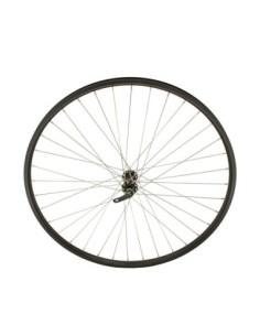 700c Alloy Front Wheel 36 Spoke 14gBlack 3/8 Q.R/Axle...